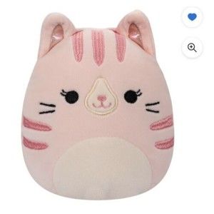 Squishmallow 10 Inch Laura The Pink Tabby Cat